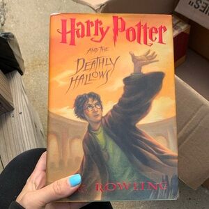 Harry Potter and the deathly hallows by J.K. Rowling Book Hard Cover